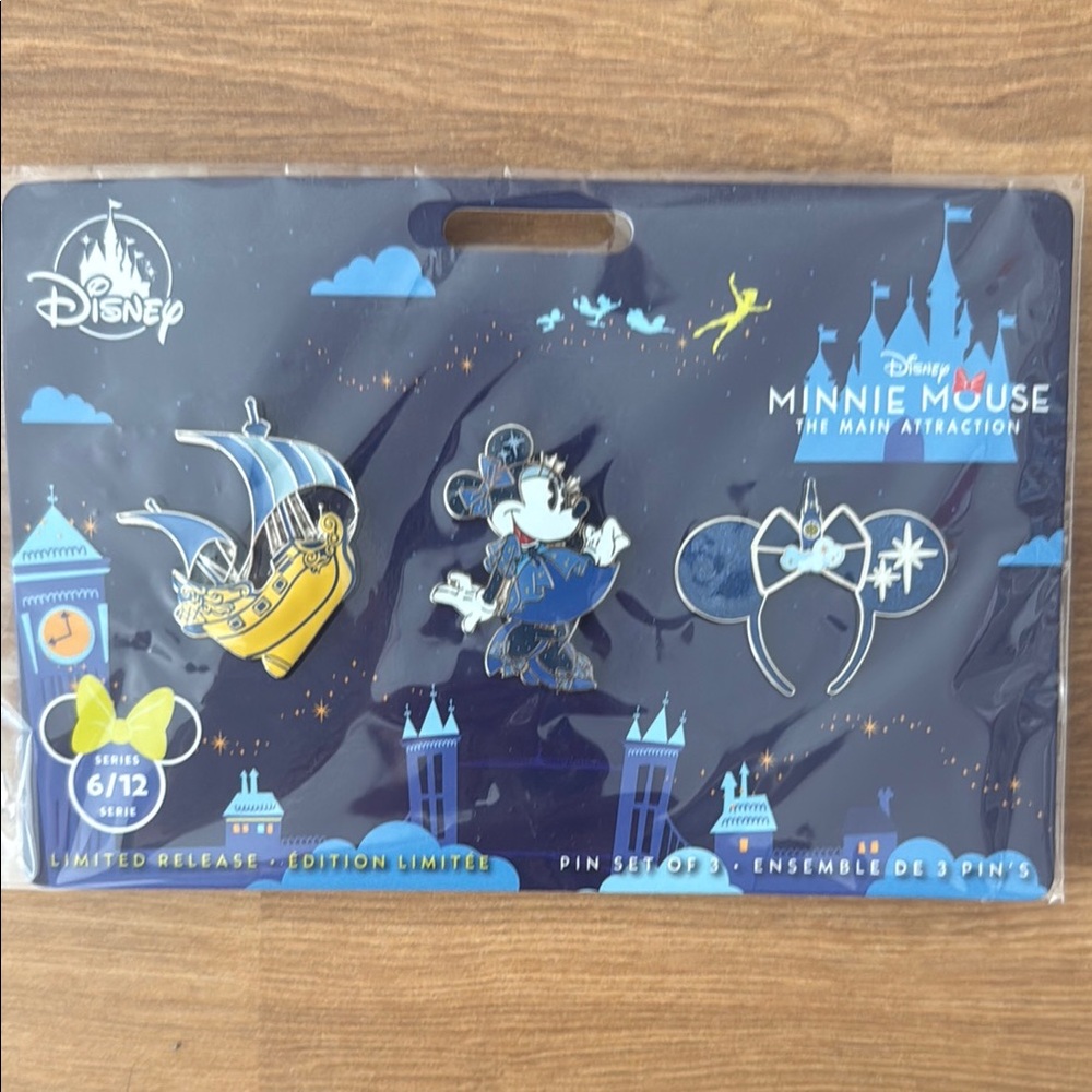 Disney Minnie Mouse Pin Peter Pan Flight